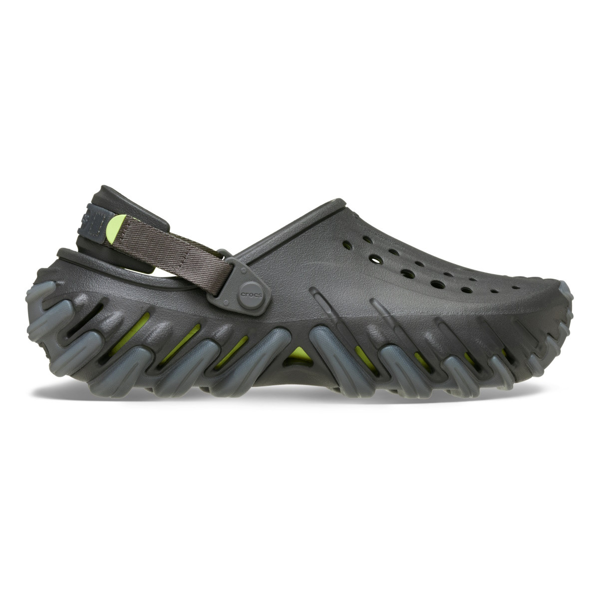 Saboti Crocs Echo Icey RO Clog Negru - Black Sand - imagine 8